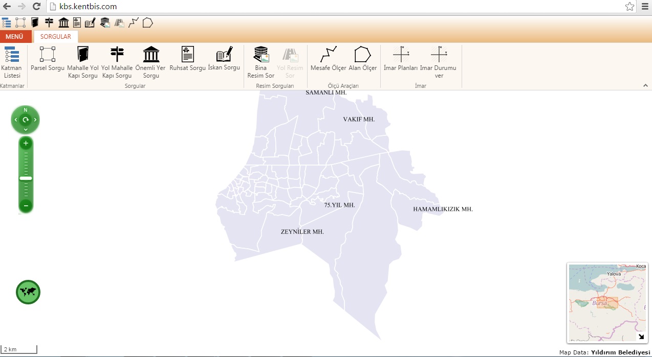 WEB-GIS, Kent Rehberi ve e-İmar Uygulamaları