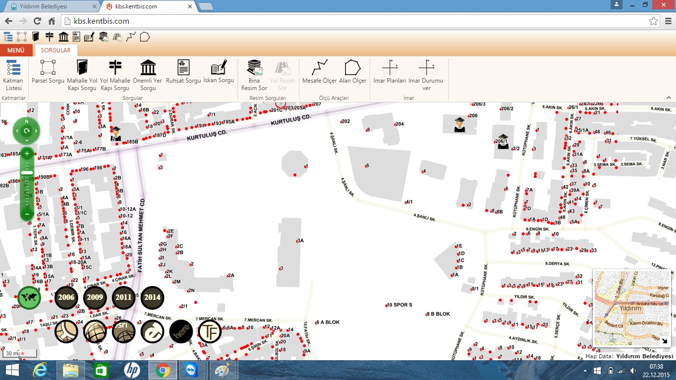 WEB-GIS, Kent Rehberi ve e-İmar Uygulamaları