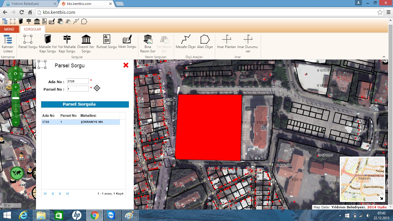 WEB-GIS, Kent Rehberi ve e-İmar Uygulamaları