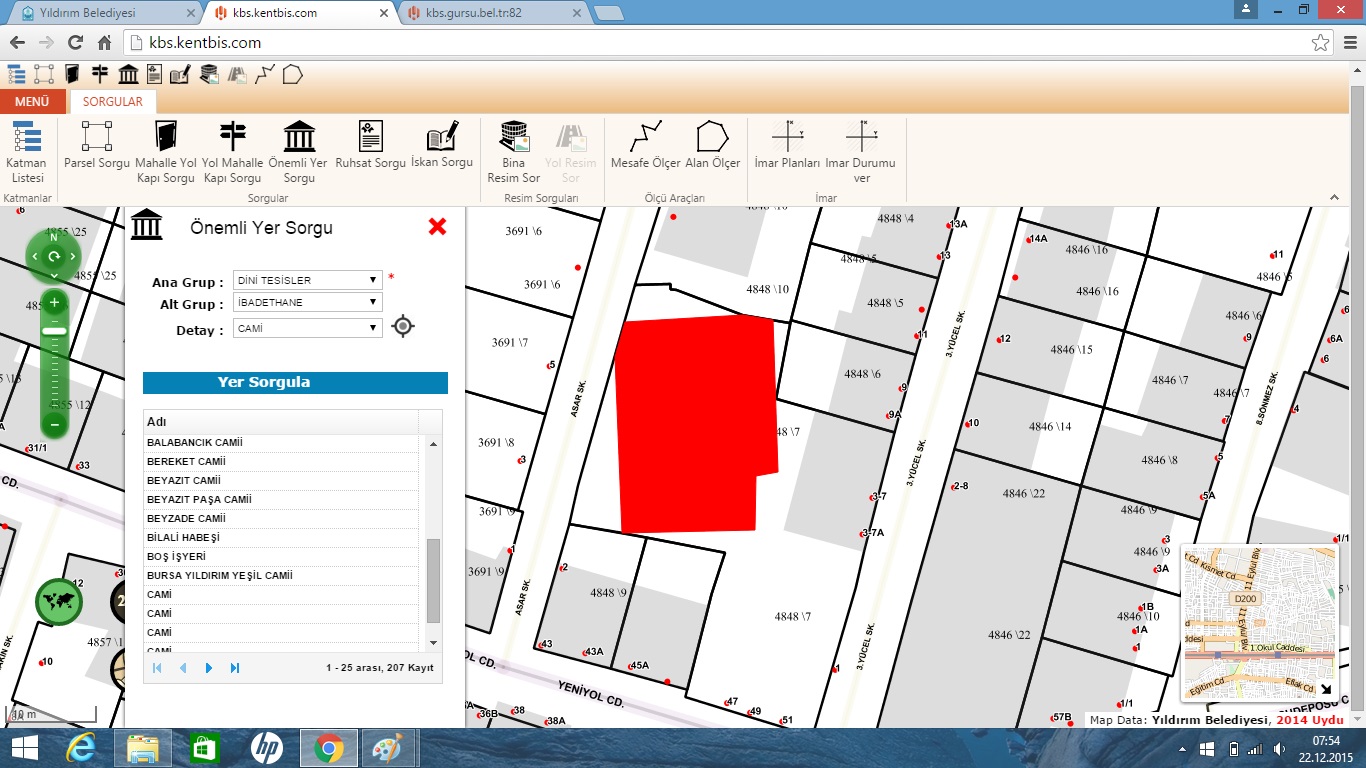 WEB-GIS, Kent Rehberi ve e-İmar Uygulamaları