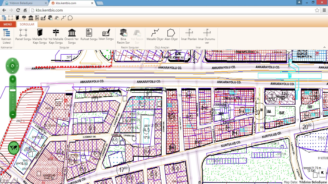 WEB-GIS, Kent Rehberi ve e-İmar Uygulamaları