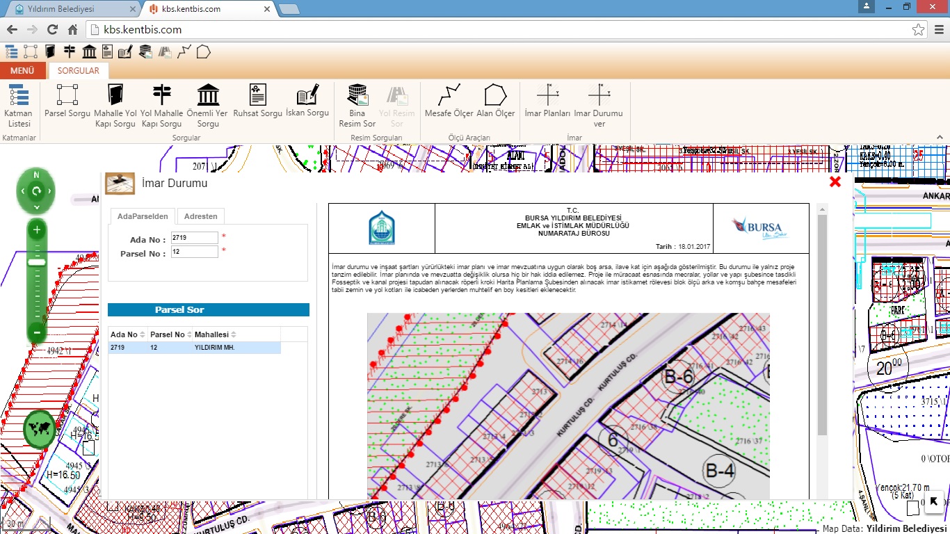 WEB-GIS, Kent Rehberi ve e-İmar Uygulamaları